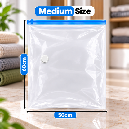 Medium Vacuum Storage Bag 50×60 cm – Space Saving Bag for Clothes & Bedding